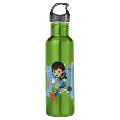 Miles Callisto Running - Circuitry Graphic Water Bottle