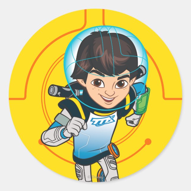 Miles Callisto Running Classic Round Sticker (Front)