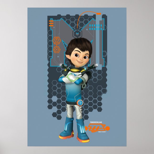 Miles Callisto Tech Graphic Poster (Front)