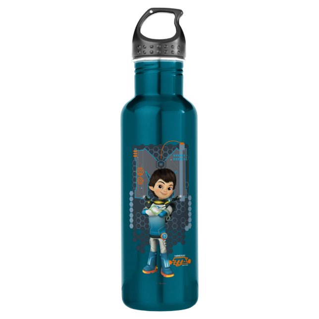 Miles Callisto Tech Graphic Water Bottle (Front)