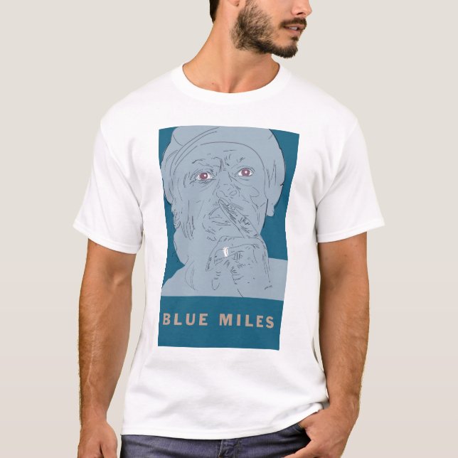 MILES DAVIS 'BLUE MILES' MEN'S T-SHIRT (Front)