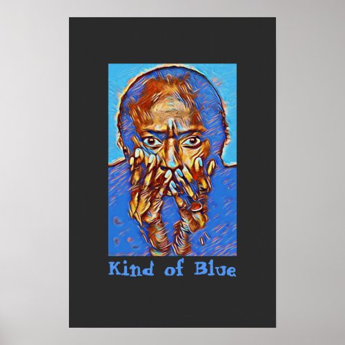 Miles Davis Kind of Blue Poster