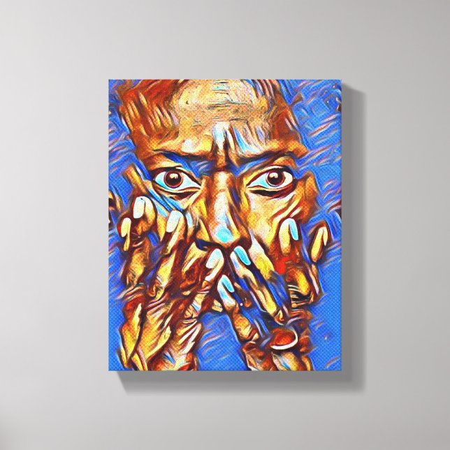 Miles Davis "Kind of Blue" Stretched Canvas Print (Front)
