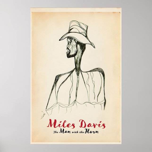Miles Davis The Man with the Horn Print (Front)
