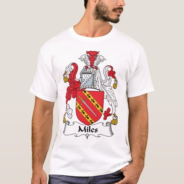 Miles Family Crest T-Shirt (Front)