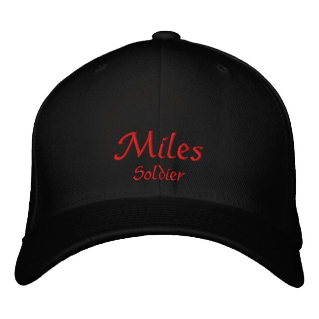 Miles Name Cap / Hat (Front)