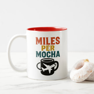 Miles Per Mocha - Travellers Motivation Coffee Mug