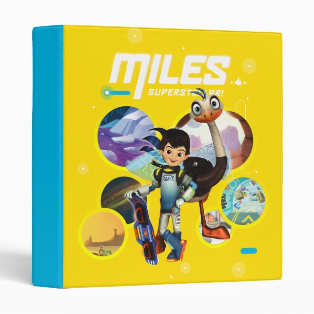 Miles Superstellar & MERC Robotic Sidekick Binder (Front/Spine)