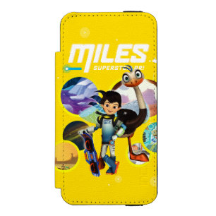 Miles Superstellar & MERC Robotic Sidekick iPhone SE/5/5s Wallet Case