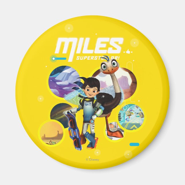 Miles Superstellar & MERC Robotic Sidekick Magnet (Front)