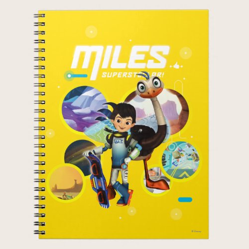 Miles Superstellar & MERC Robotic Sidekick Notebook Miles Superstellar & MERC Robotic Sidekick Notebook