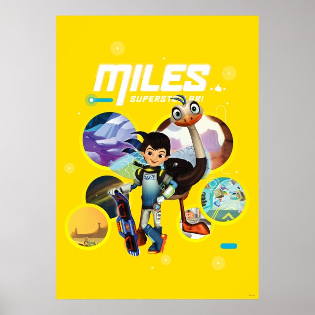 Miles Superstellar & MERC Robotic Sidekick Poster (Front)