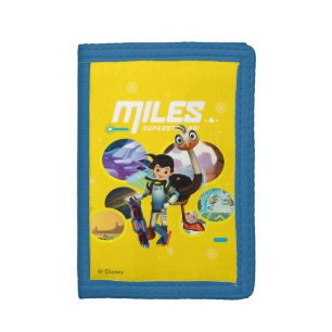 Miles Superstellar & MERC Robotic Sidekick Tri-fold Wallet