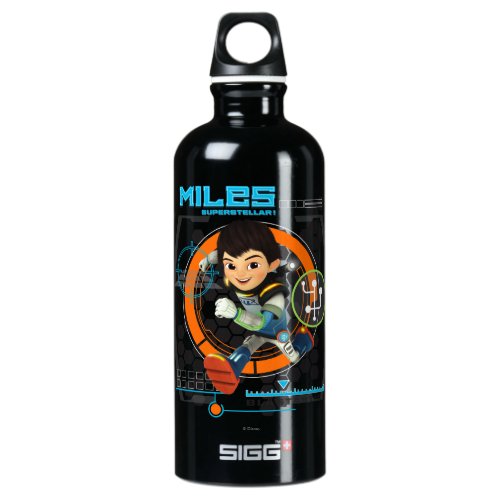 Miles Superstellar Running Graphic Aluminum Water Bottle