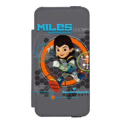 Miles Superstellar Running Graphic Wallet Case For iPhone SE/5/5s