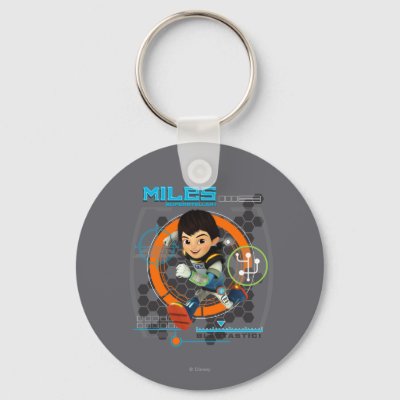 Miles Superstellar Running Graphic Keychain