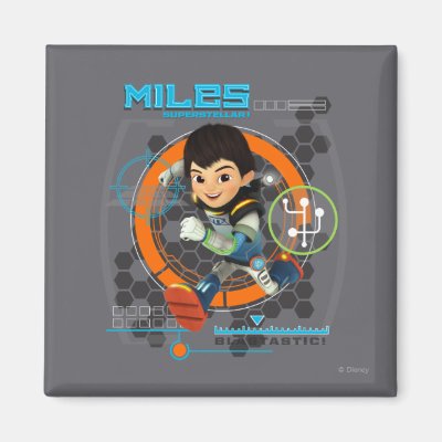 Miles Superstellar Running Graphic Magnet