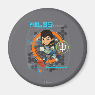 Miles Superstellar Running Graphic Magnet