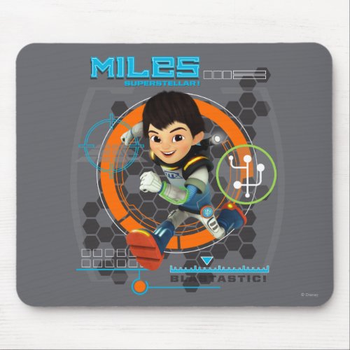 Miles Superstellar Running Graphic Mouse Pad