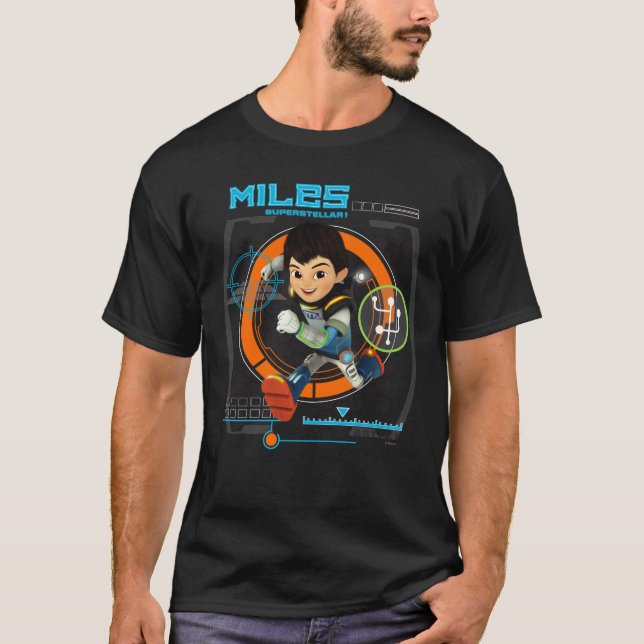 Miles Superstellar Running Graphic T-Shirt (Front)