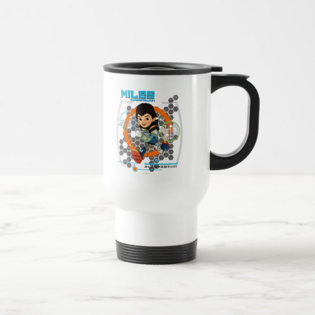 Miles Superstellar Running Graphic Travel Mug (Right)