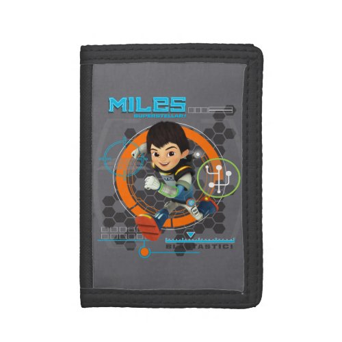 Miles Superstellar Running Graphic Trifold Wallet