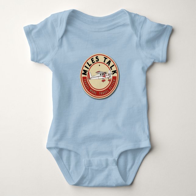 MilesTalk Baby One-sie Bodysuit (Front)