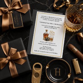 Milestone 50th Birthday Celebration Invitation