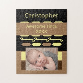 Milestone awesome since add photo brown yellow