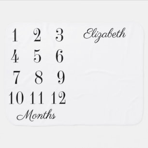 Milestone Baby Blanket