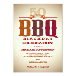 birthday bbq invitation