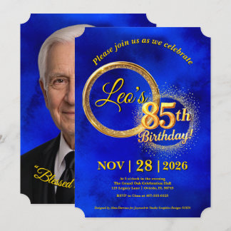 Milestone Birthday Invitation