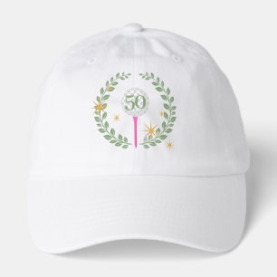 Milestone Birthday on the Green Golf Hat
