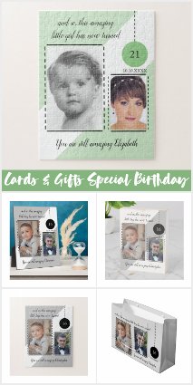 Milestone Birthday Photo Cards & Gift Ideas