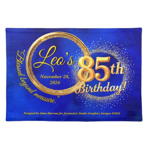 Milestone Birthday Placemats