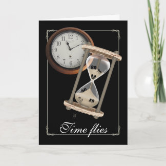 Milestone Birthday - Time Flies Card