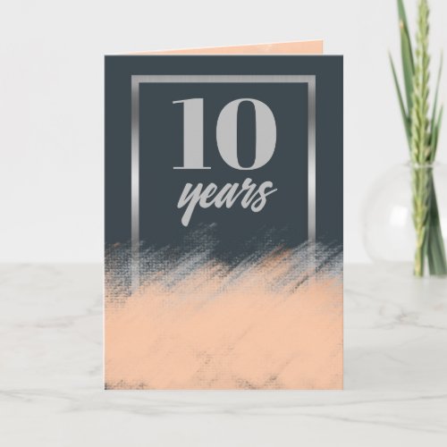  Milestone custom employee anniversary Card