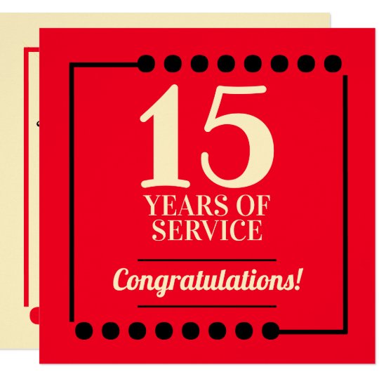 Milestone employee anniversary recognition award invitation | Zazzle.com