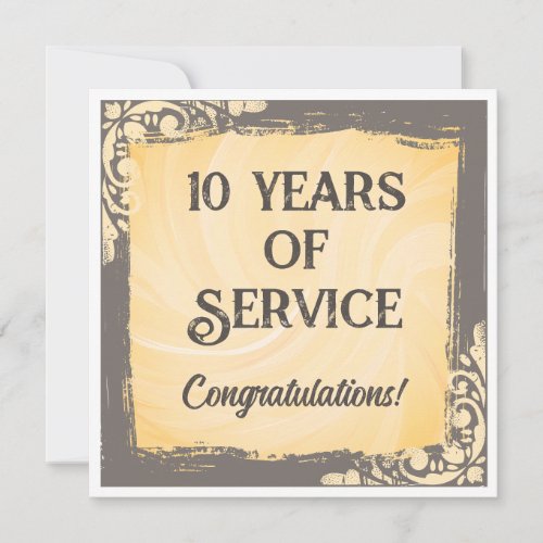 Milestone employee anniversary recognition award