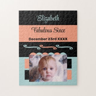 Milestone fabulous since add photo green coral