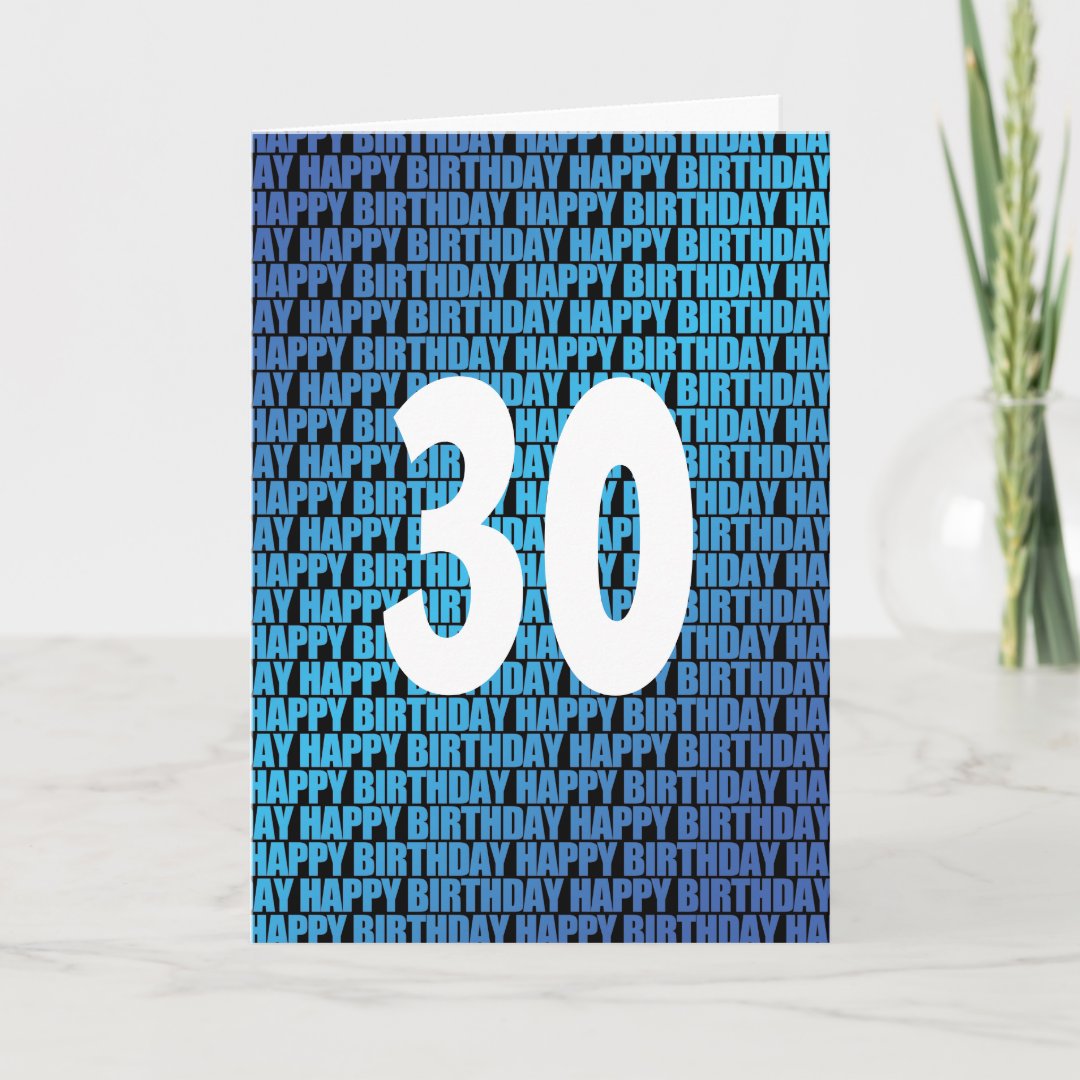 Milestone Happy Birthday Any Age Card Zazzle
