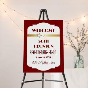 Milestone Moment! 50th Class Reunion Foam Board