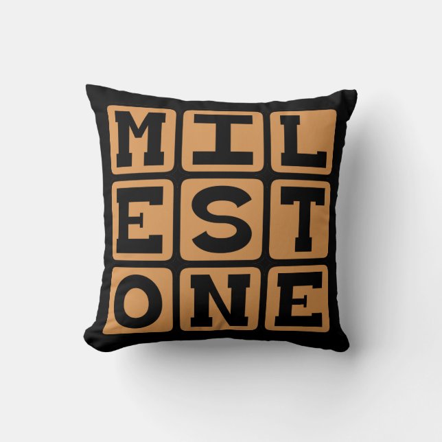 Milestone, Significant Change Throw Pillow (Front)