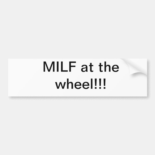 MILF BUMPER STICKER (Front)