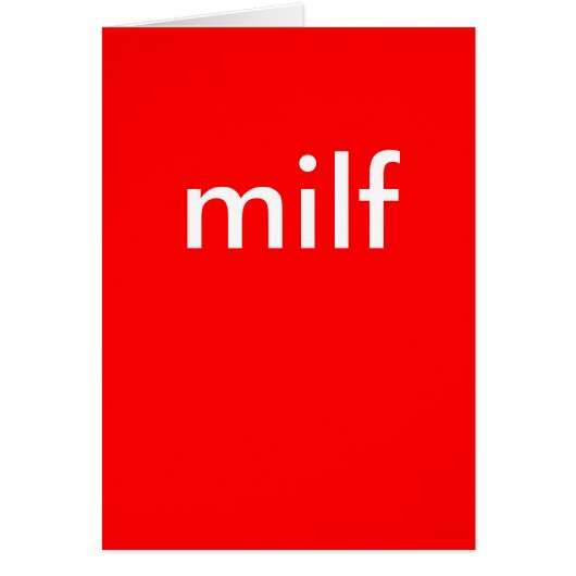milf cards (Front)