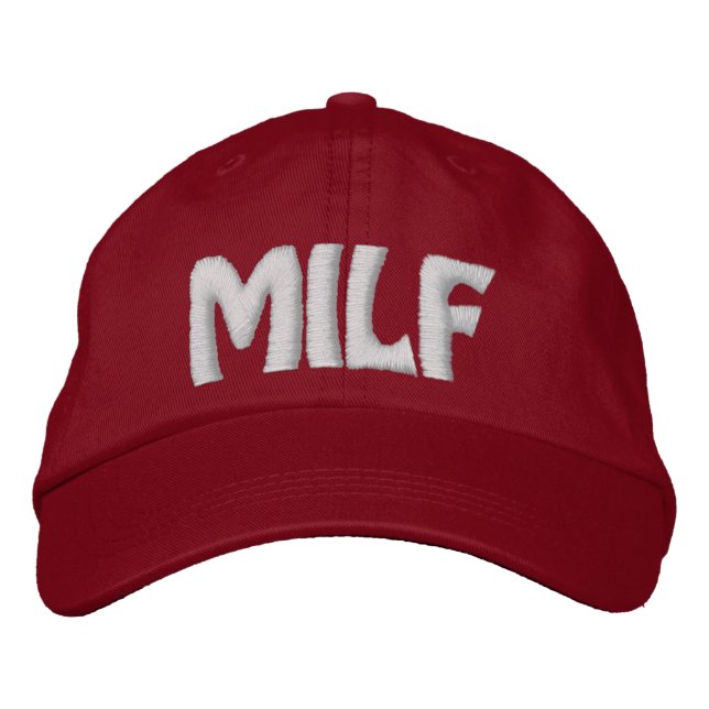 MILF - Customized Embroidered Baseball Hat (Front)