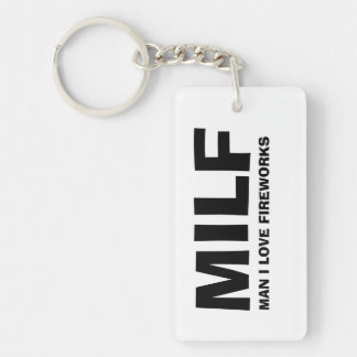 MILF - MAN I LOVE FIREWORKS KEYCHAIN