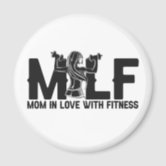 Set of 6 Funny Gym Workout Fridge Magnets or Pinback Buttons / 1.25 Size /  Exercise & Workout Gifts for Men / Workout Room Decor for Gym 