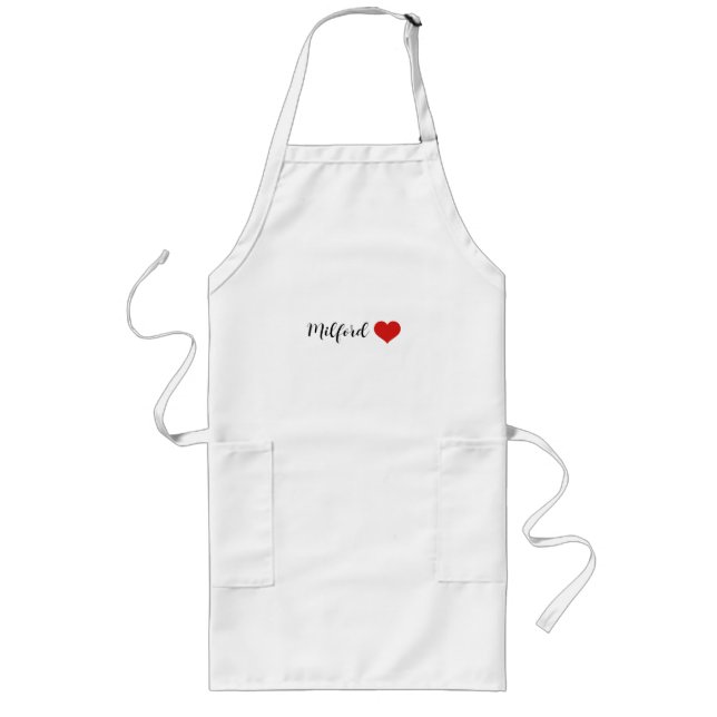 Milford Love  Long Apron (Front)