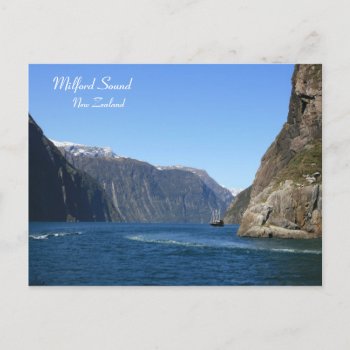Milford Sound  New Zealand Postcard by ImageAustralia at Zazzle